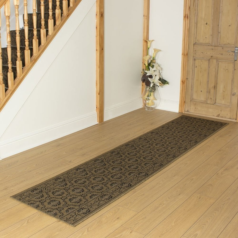 Alpen Home Armiead Flatweave Brown Hallway Runner Rug | Wayfair.co.uk
